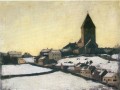 Antigua iglesia de Aker 1881 Edvard Munch